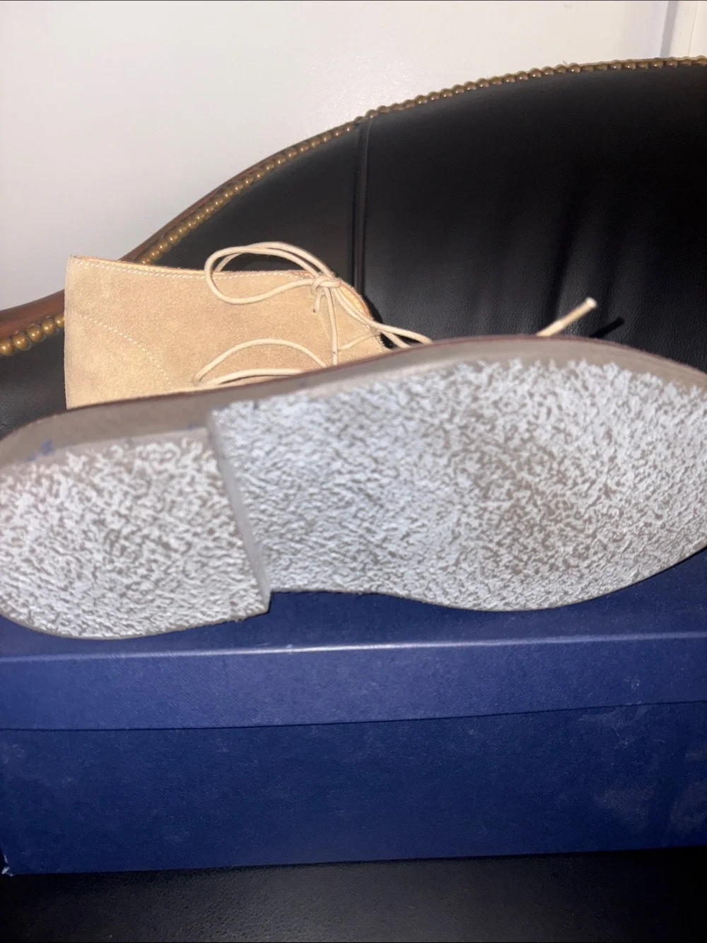 Brooks Brothers Tan Suede Chukka Boots